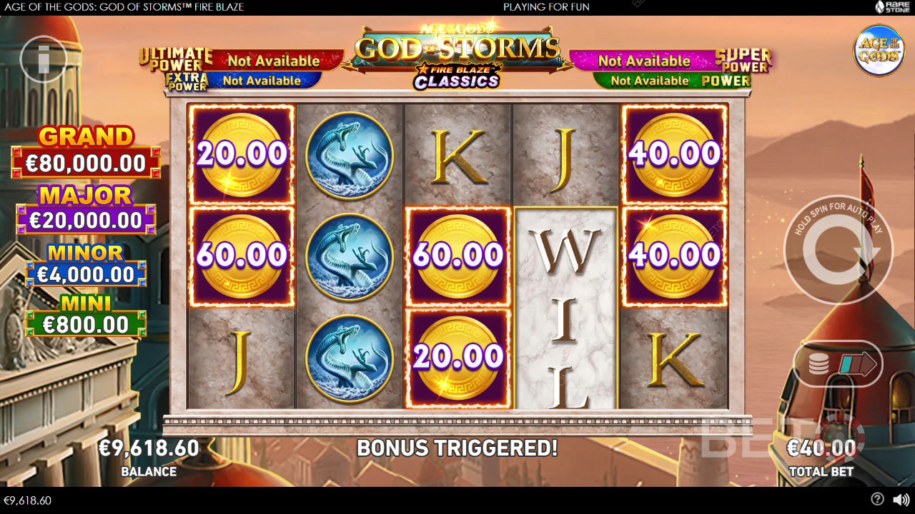 Age of the Gods: Review Dewa Badai Api oleh BETO Slots