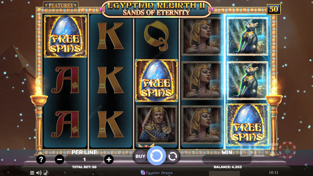 Egyptian Rebirth 2 - Sands of Eternity Main Gratis