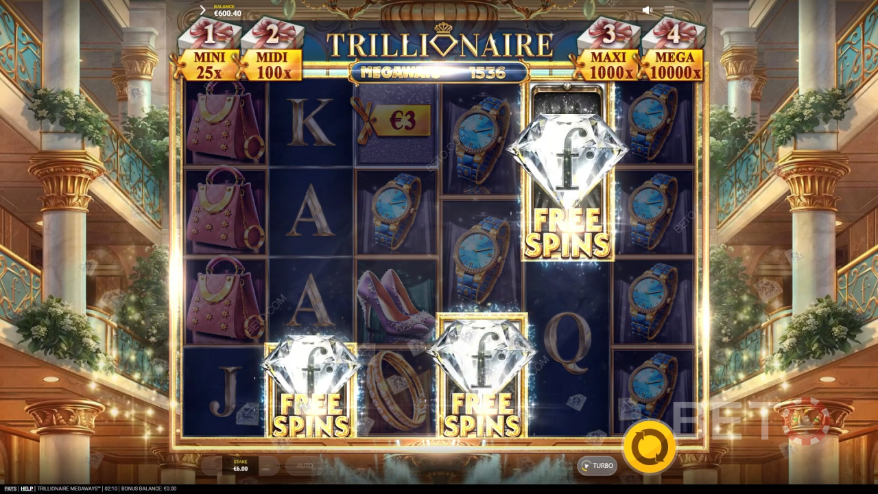 Trillionaire Megaways Main Gratis