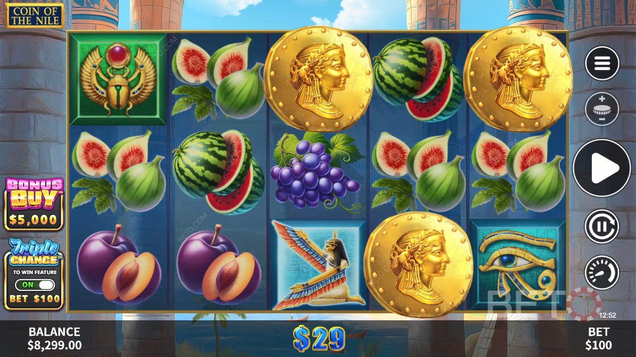 Ulasan Coin Of The Nile oleh BETO Slots