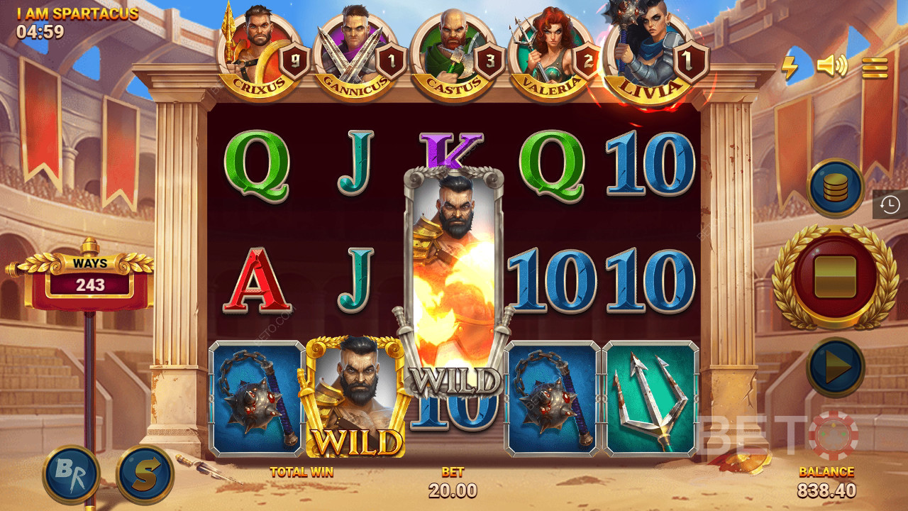 Ulasan I Am Spartacus oleh BETO Slots