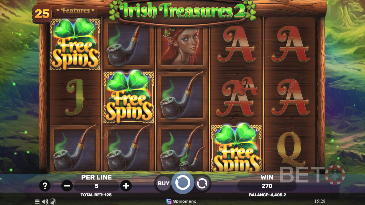 Irish Treasures 2 Ulasan oleh BETO Slots