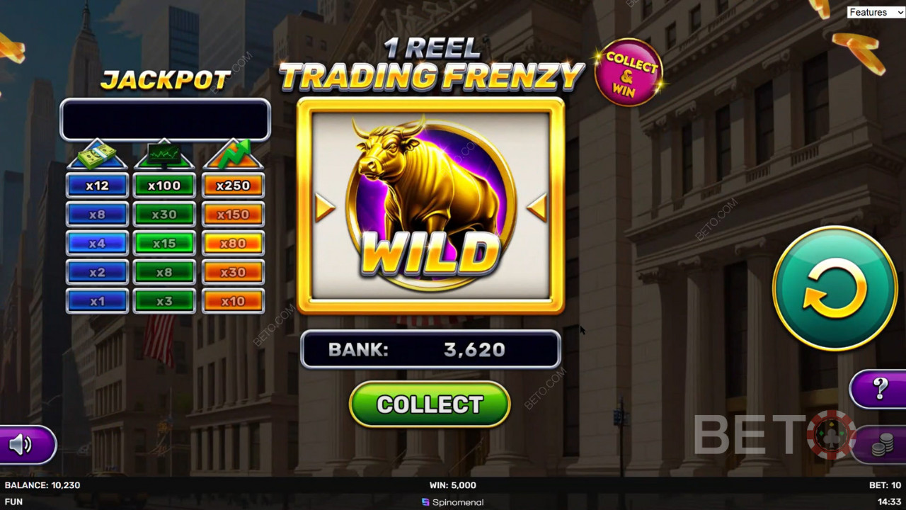 1 Reel - Ulasan Kegilaan Perdagangan oleh BETO Slots