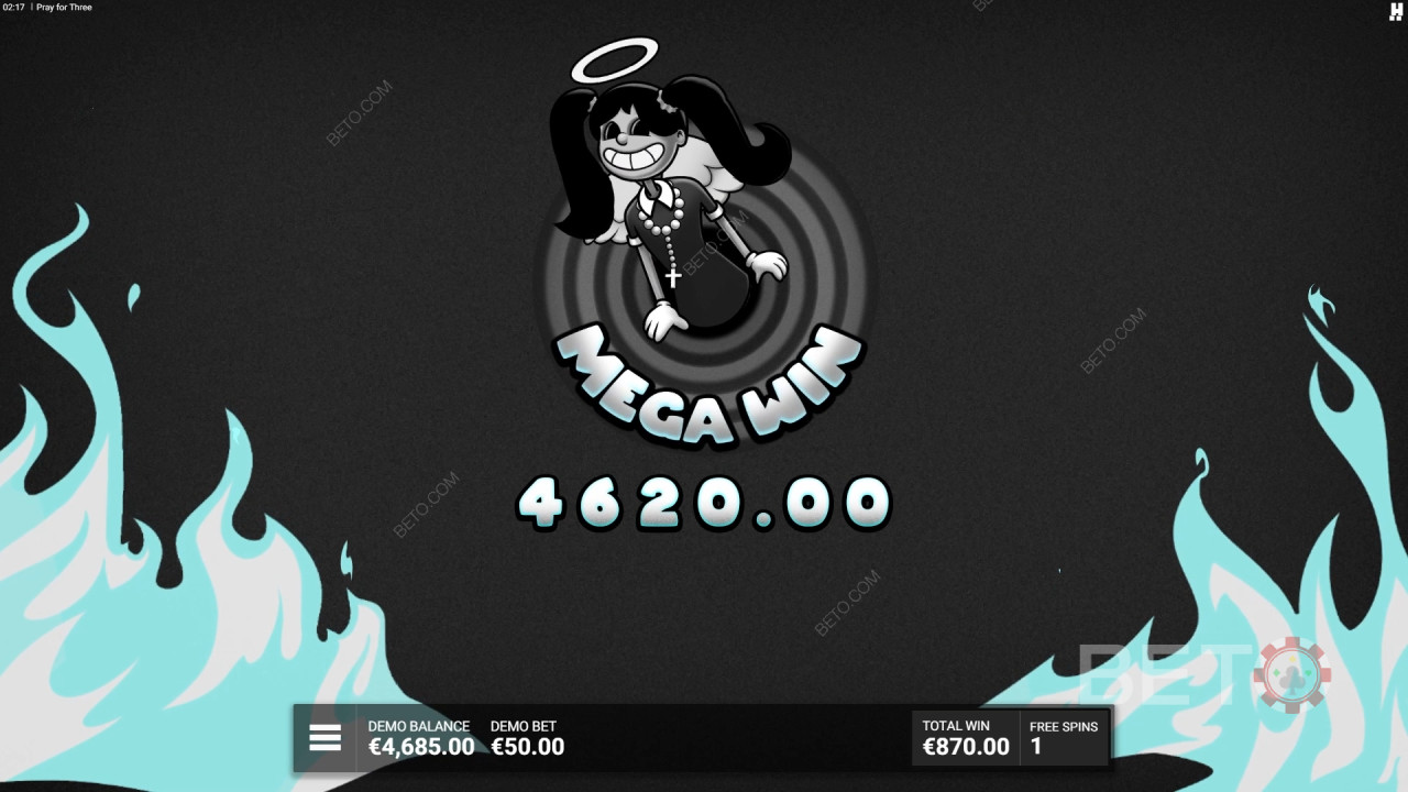Menangkan 13,333x taruhan Anda di Mesin Slot Pray For Three!
