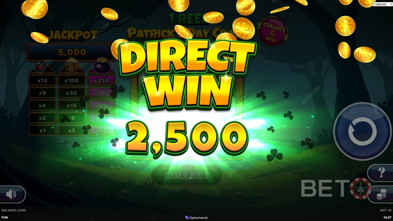 1 Reel - Patrick's Day Craze Main Gratis