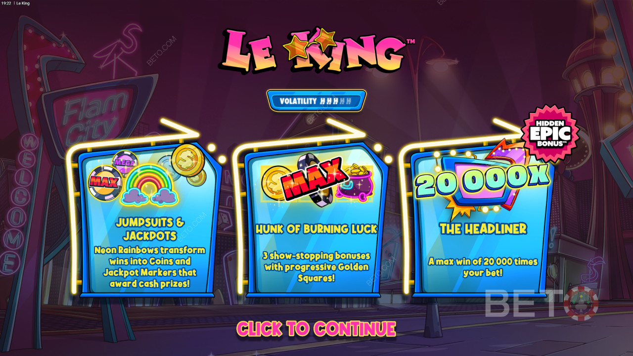 Menangkan 20,000x taruhan Anda di Slot Online Le King!
