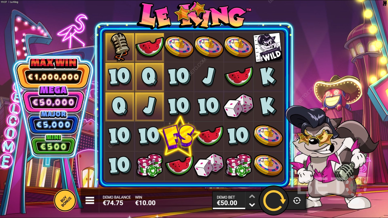 Tema & Desain: Ekstravaganza Kehidupan Malam Vegas