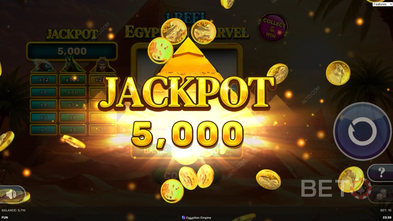 1 Reel - Ulasan Marvel Mesir oleh BETO Slots