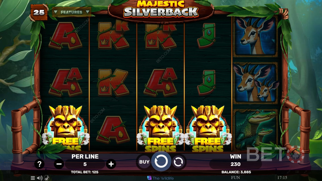 Ulasan Majestic Silverback oleh BETO Slots