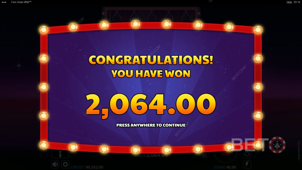 Menangkan 6,000x taruhan Anda di Slot Online Furs Gone Wild!
