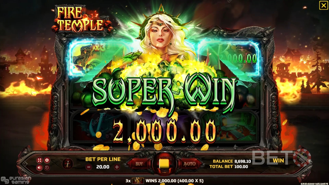 Ulasan Kuil Api oleh BETO Slots