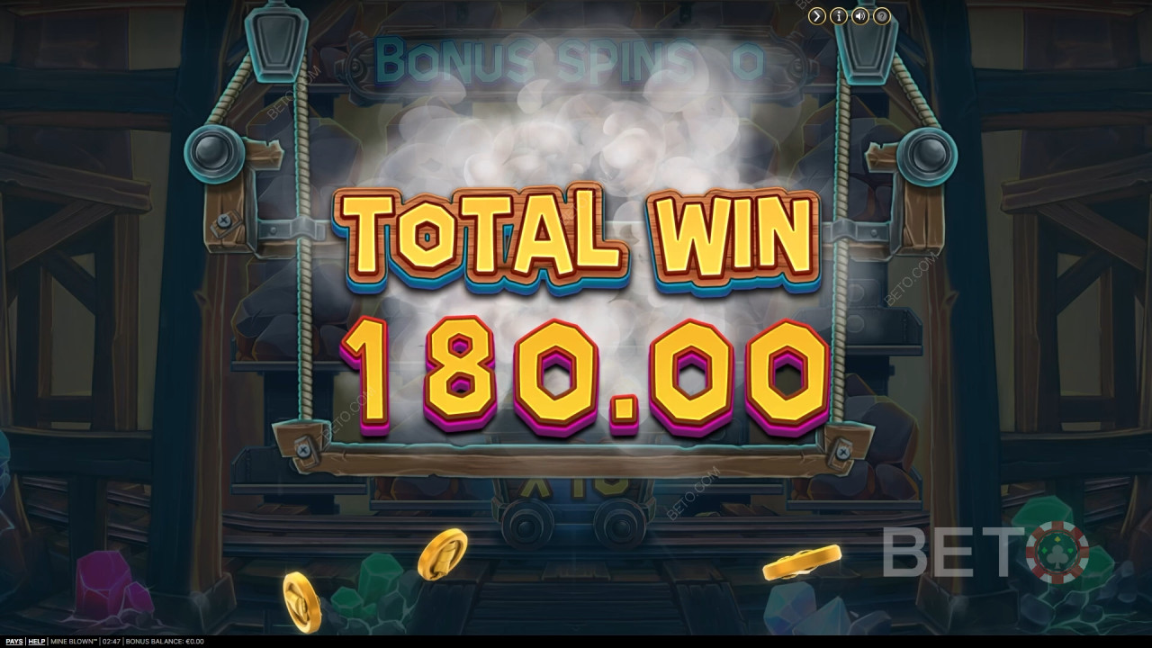 Menangkan 2,484x taruhan Anda di Slot Mine Blown Online!