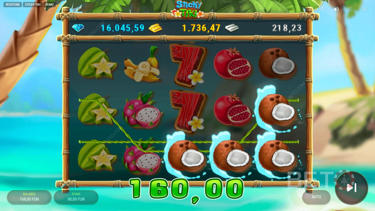 Fitur Bonus Dijelaskan di Sticky Tiki oleh Redstone