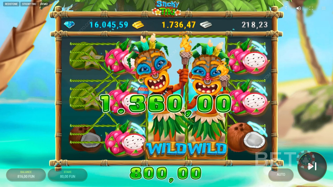 Ulasan Sticky Tiki oleh BETO Slots
