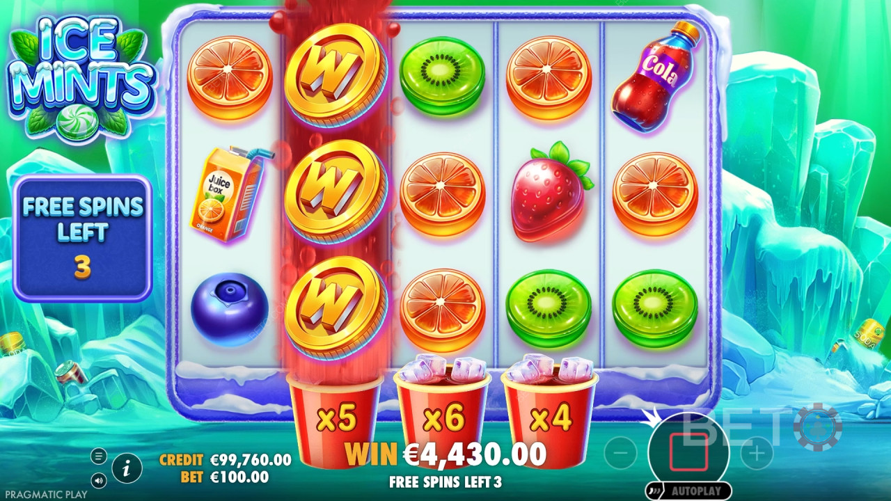 Menangkan 10,000x taruhan Anda di Slot Ice Mints Online!