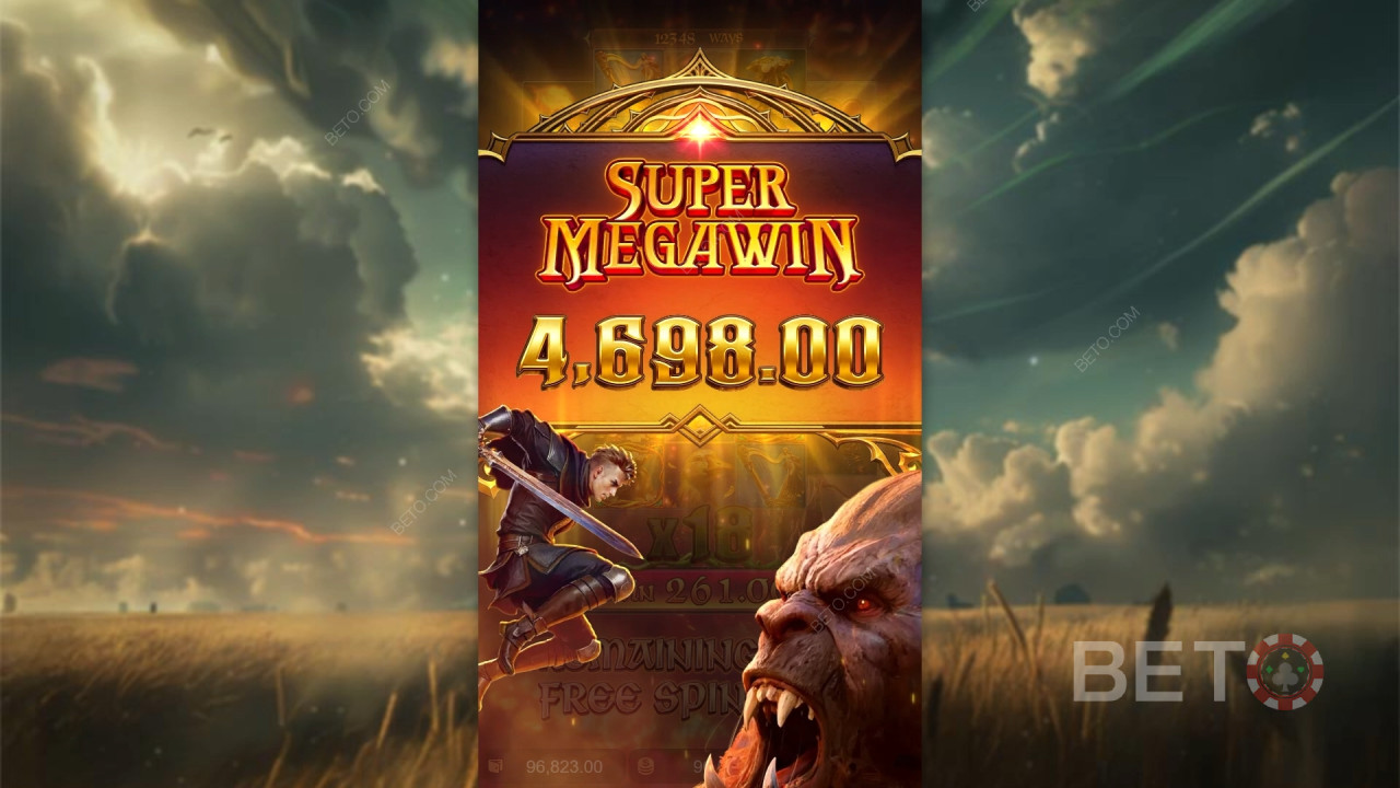 Menangkan 10,000x taruhan Anda di Slot Online Jack the Giant Hunter!