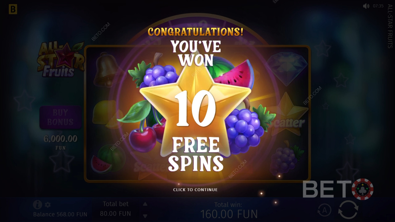 Ulasan Buah-buahan All-Star oleh BETO Slots