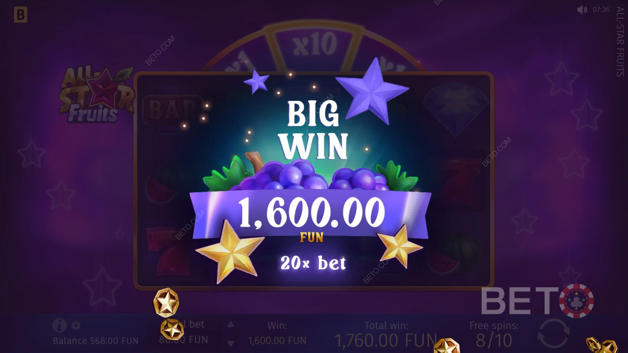 Menangkan 1,500x taruhan Anda di Slot All-Star Fruits!