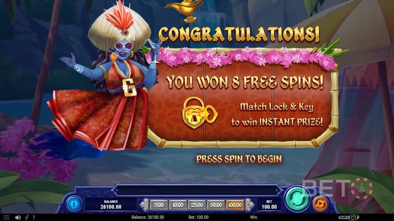 Menangkan 1,234x taruhan Anda di Slot 1001 Misteri Keberuntungan Jin!