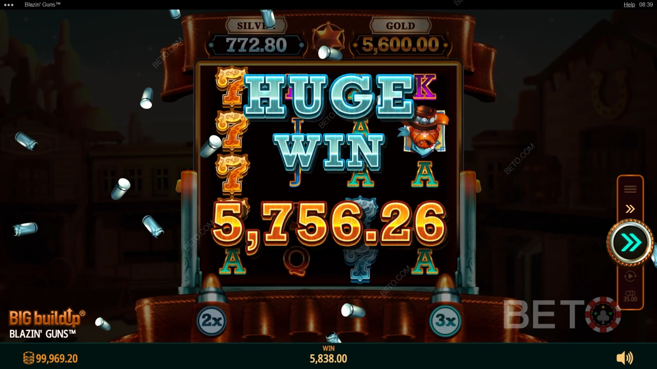Blazin’ Guns Main Gratis
