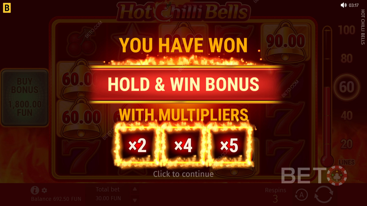 Fitur Bonus Dijelaskan di Hot Chilli Bells oleh BGaming
