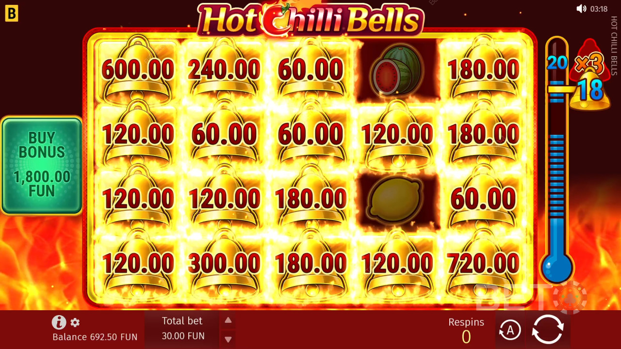 Ulasan Hot Chilli Bells oleh BETO Slots