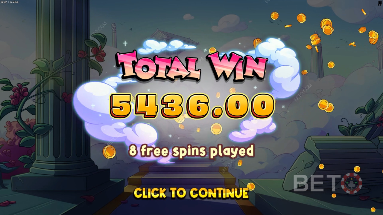 Menangkan 20,000x taruhan Anda di Slot Online Le Zeus!