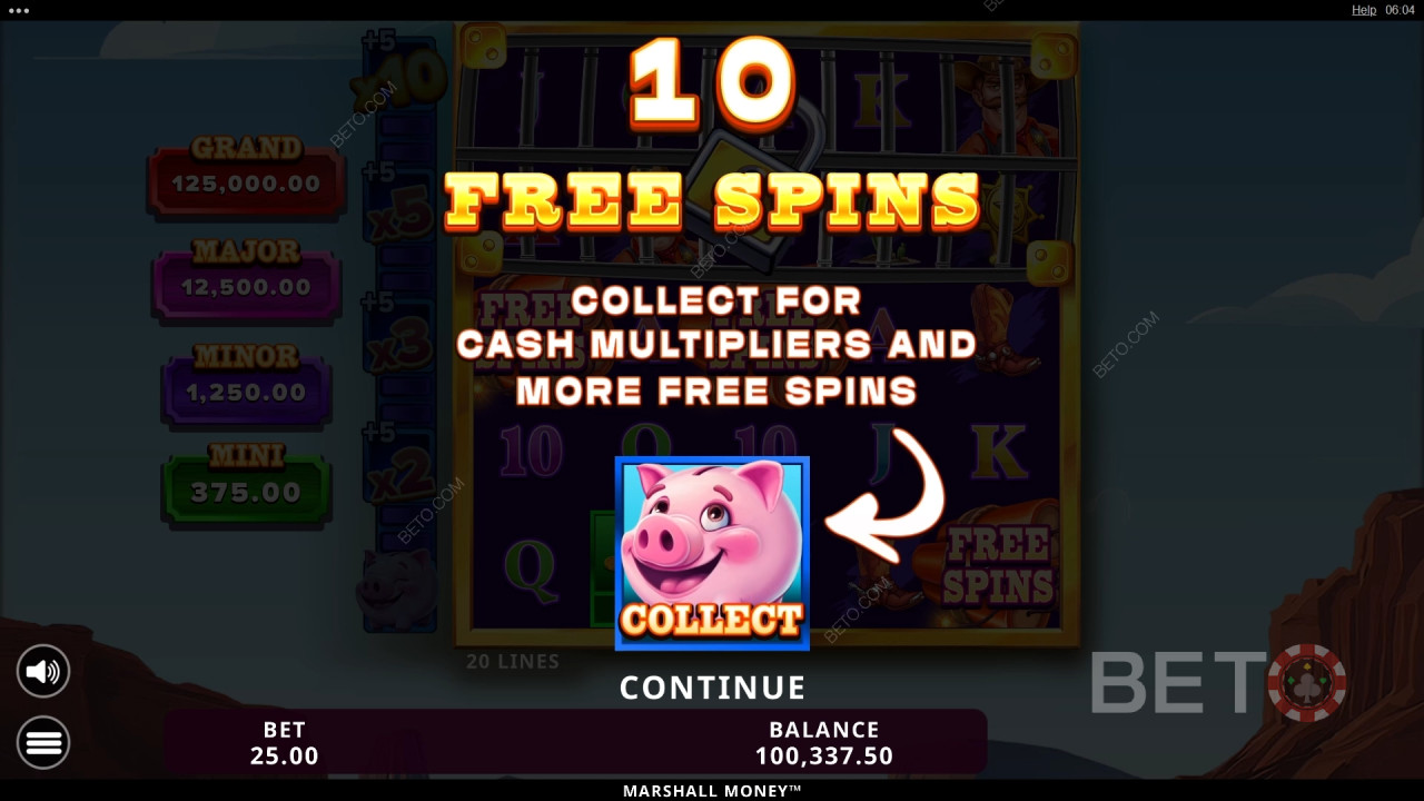 Menangkan 15,472x taruhan Anda di Slot Marshall Money!