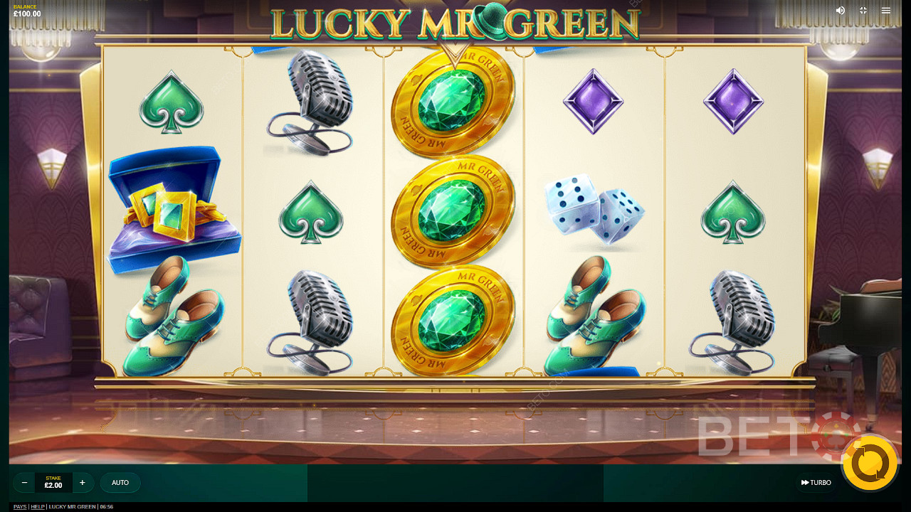 Nikmati pengalaman unik yang melibatkan tema klasik di slot online Lucky Mr Green