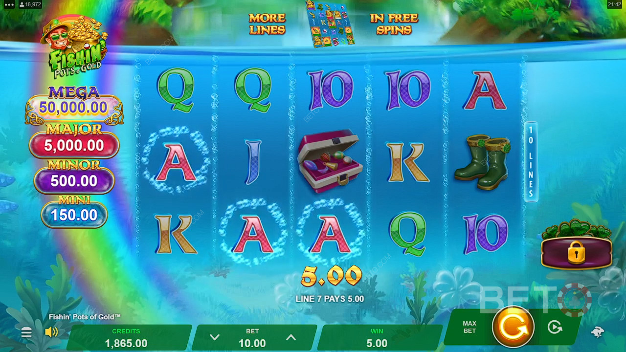Menangkan 5,000x taruhan Anda di Slot Online Fishin