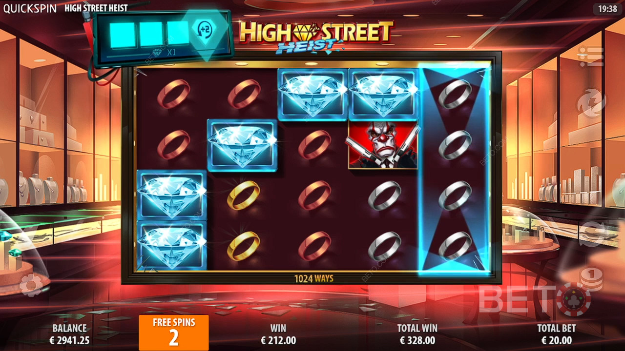 Ulasan Highstreet Heist oleh BETO Slots
