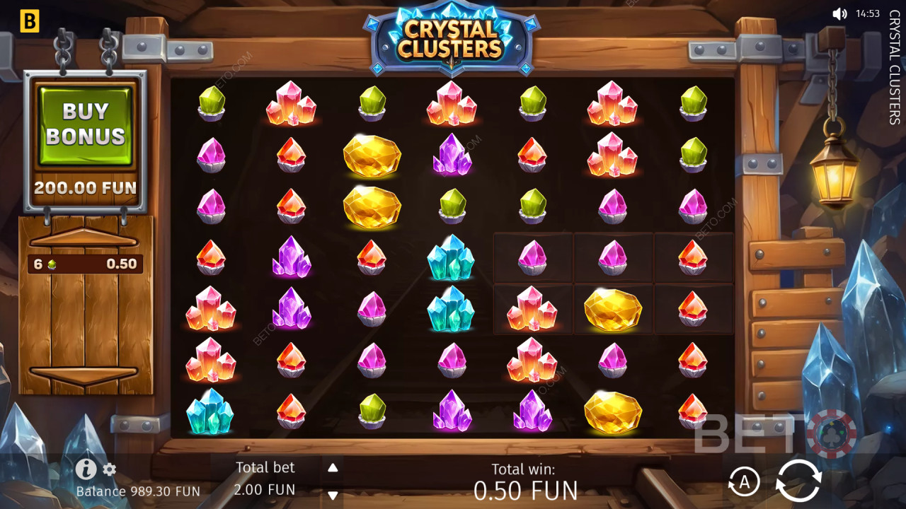 Penjelasan Fitur Bonus dalam Crystal Clusters dari BGaming