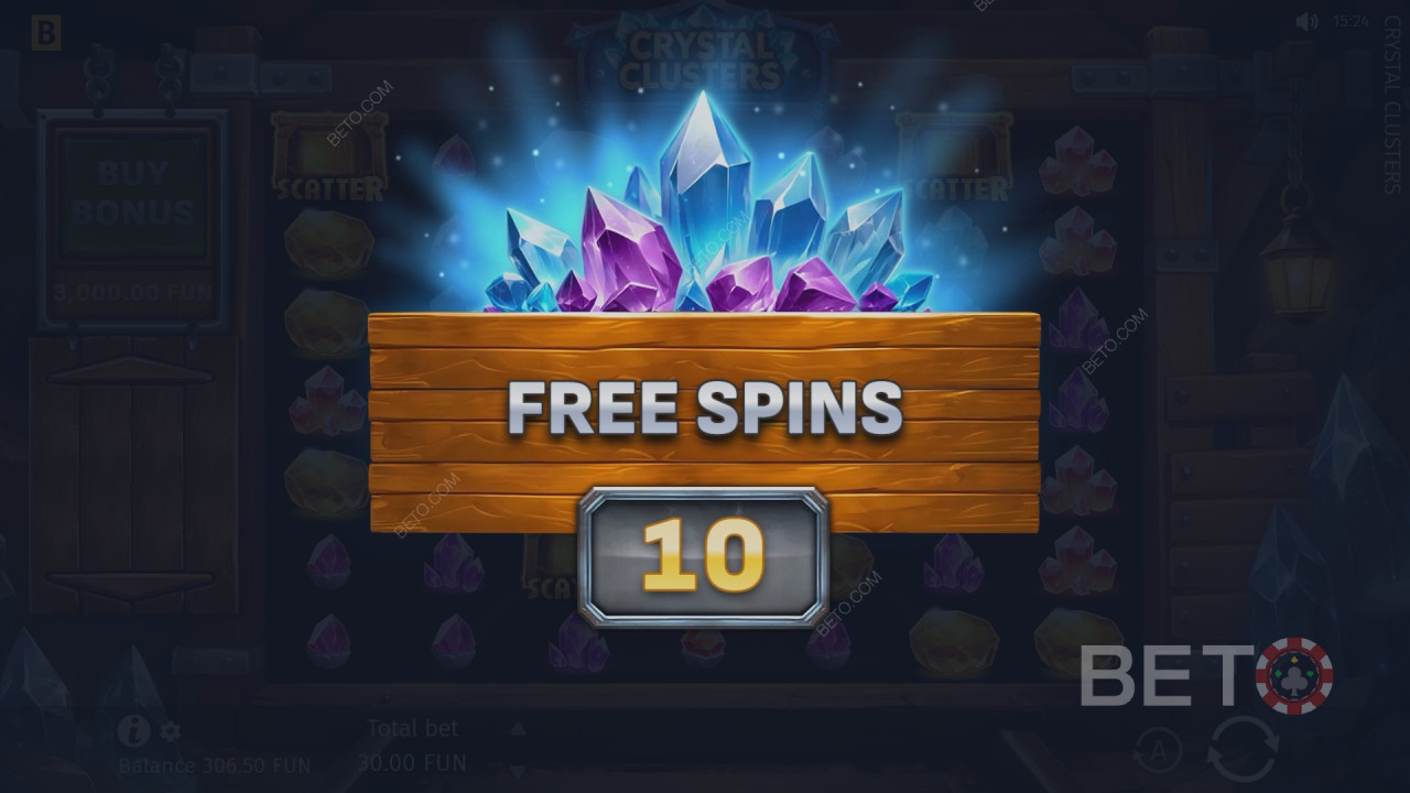 Cara Bermain Crystal Clusters dari BGaming