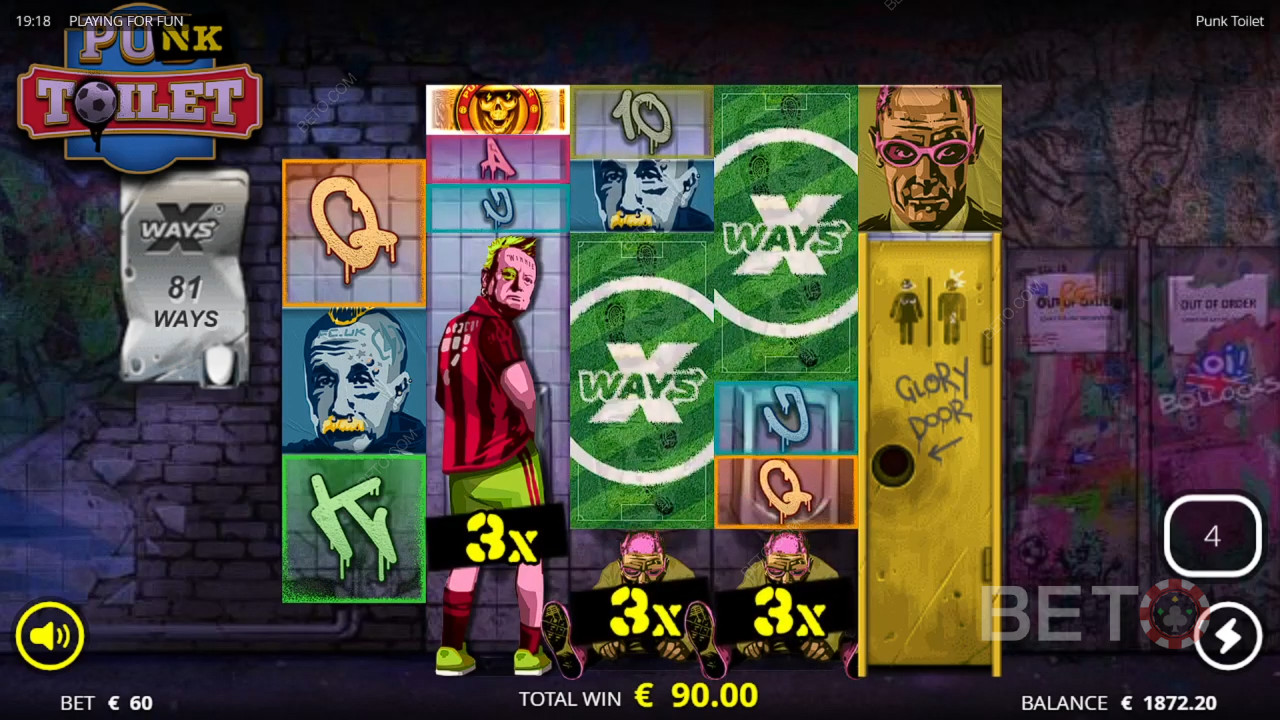 Ulasan Toilet Punk oleh BETO Slots