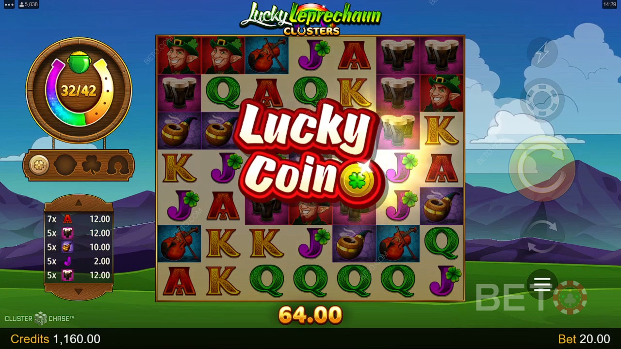 Menangkan 4,600x taruhan Anda di Slot Online Lucky Leprechaun Cluster!