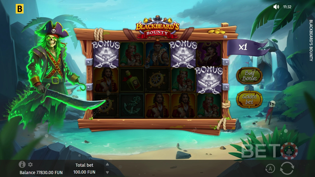 Blackbeard's Bounty (BGAMING) Main Gratis