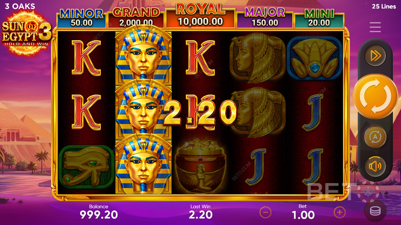 Slot Video Sun of Egypt 3 - Keputusan Akhir