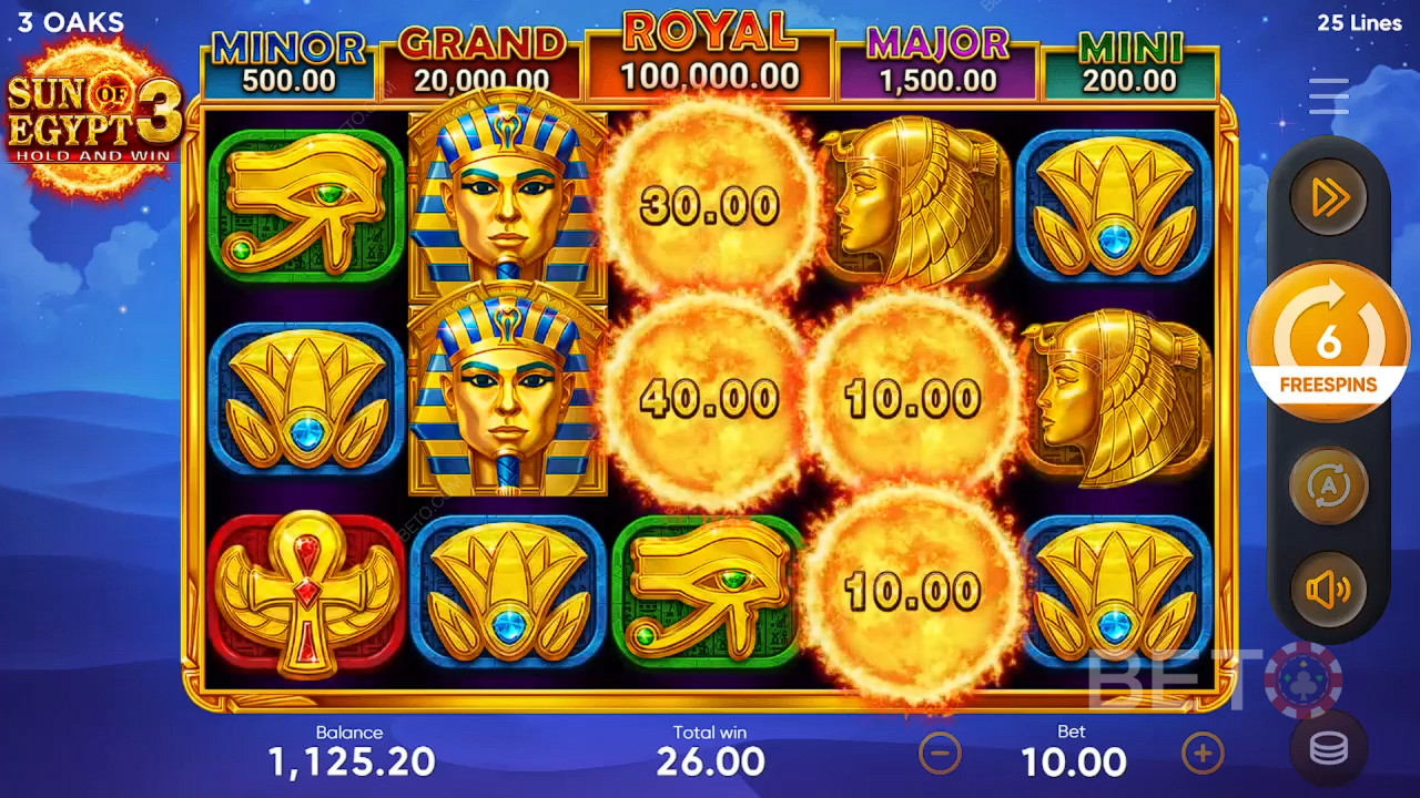 Ulasan Sun of Egypt 3 oleh BETO Slots