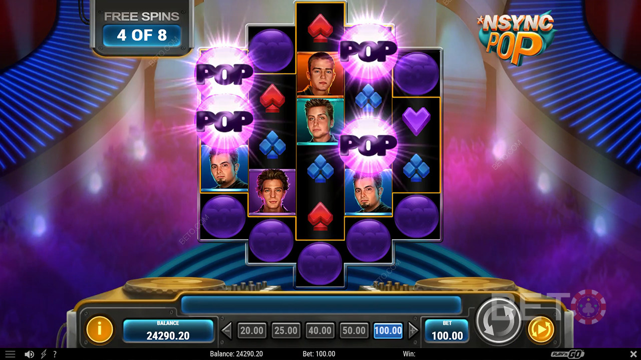 Ulasan Pop NSYNC oleh BETO Slots