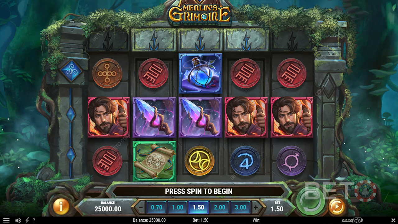 Ulasan Grimoire Merlin oleh BETO Slots