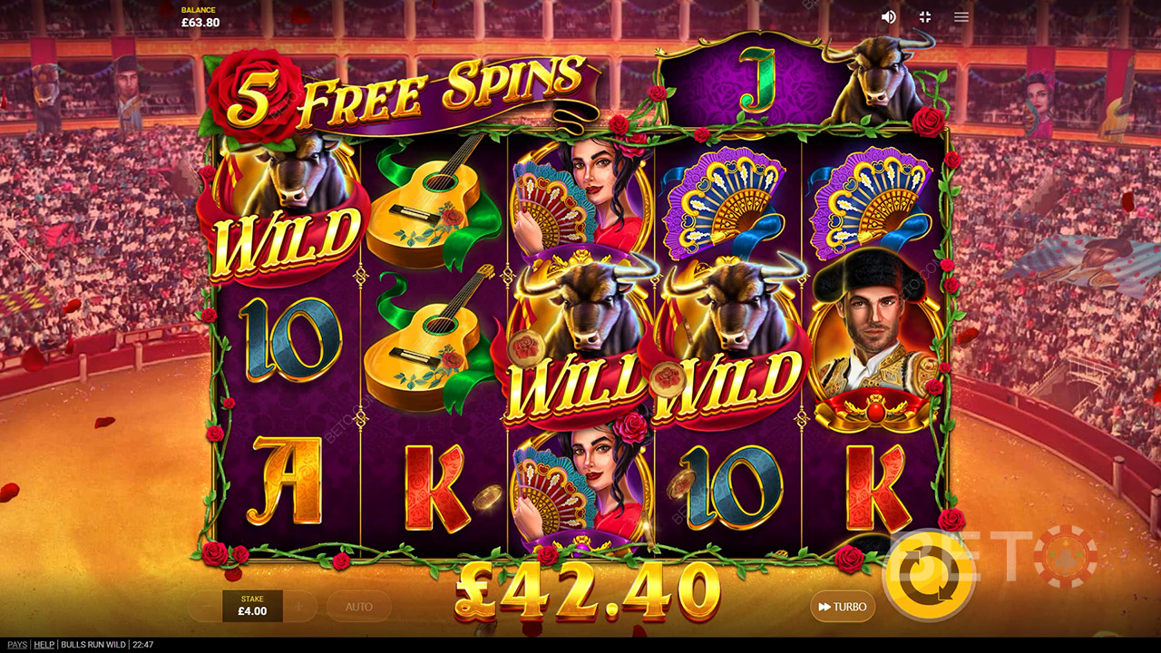 Ulasan Bulls Run Wild oleh BETO Slots