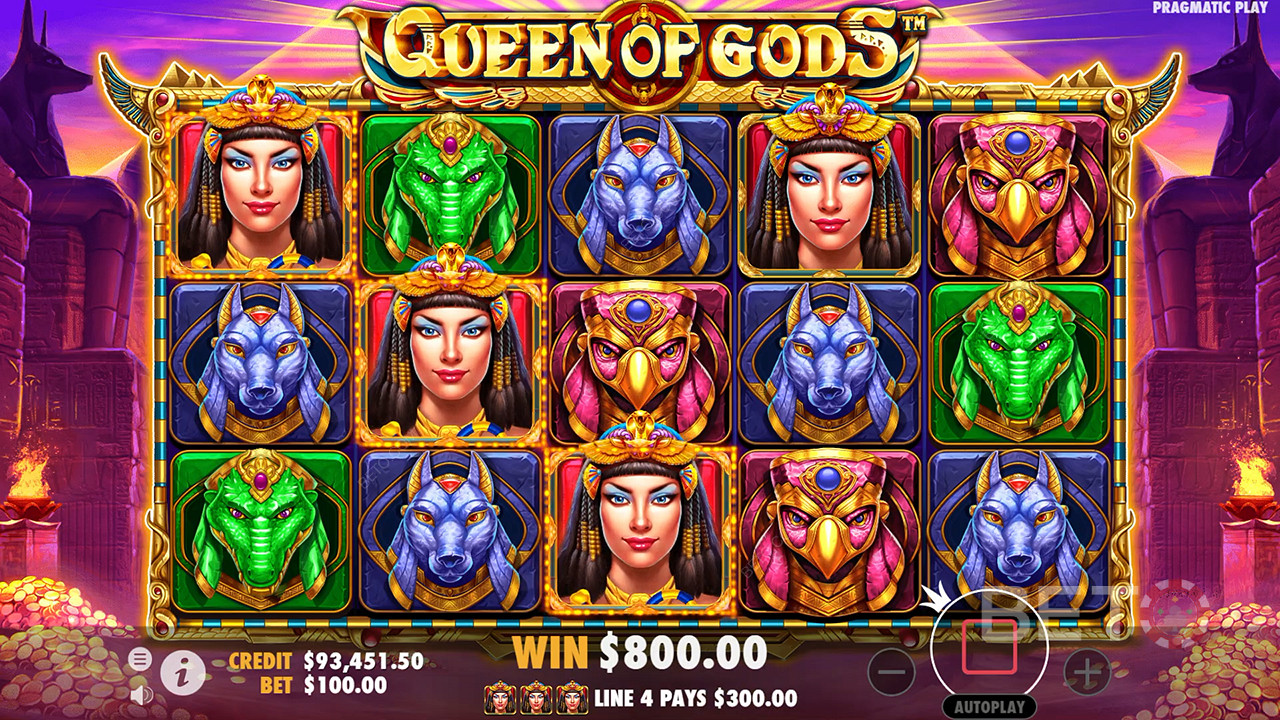 Ulasan Queen of Gods oleh BETO Slots