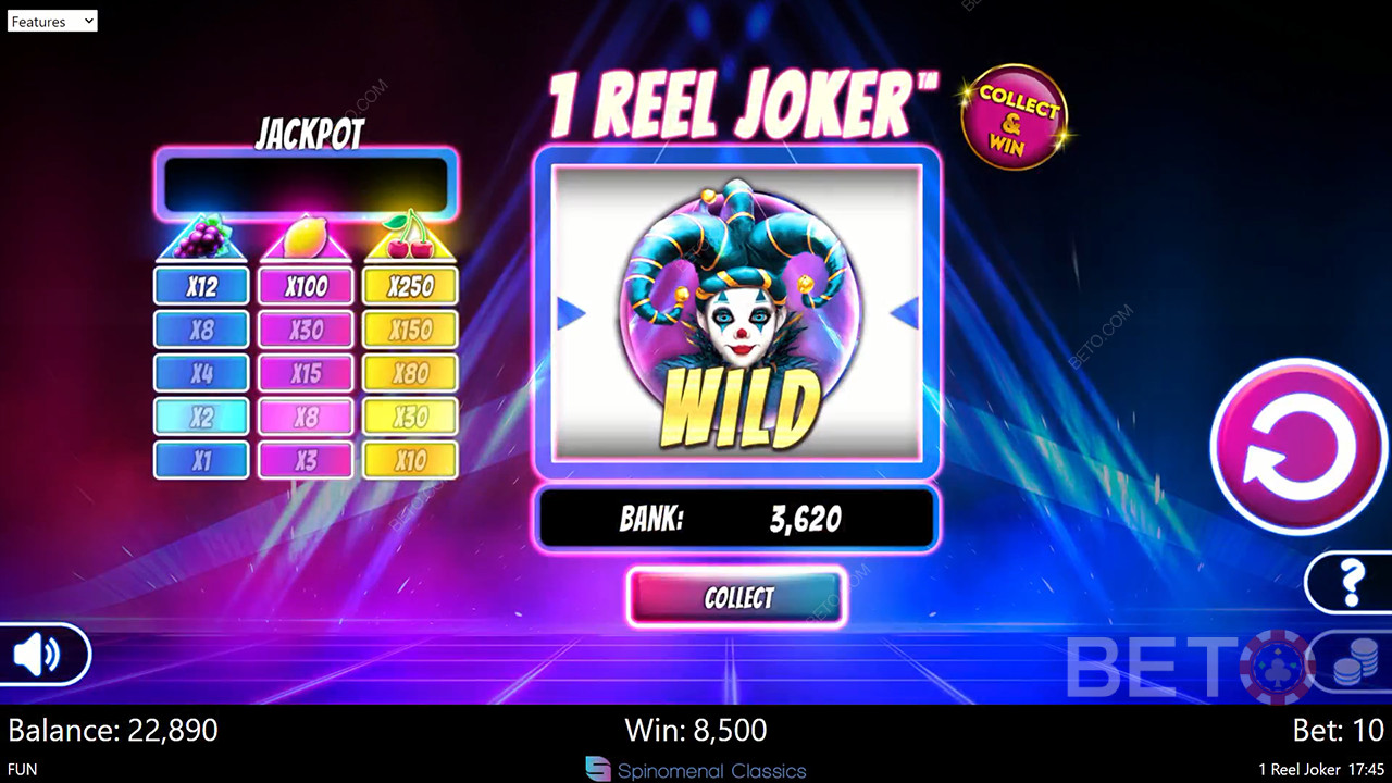 Ulasan 1 Reel Joker oleh BETO Slots