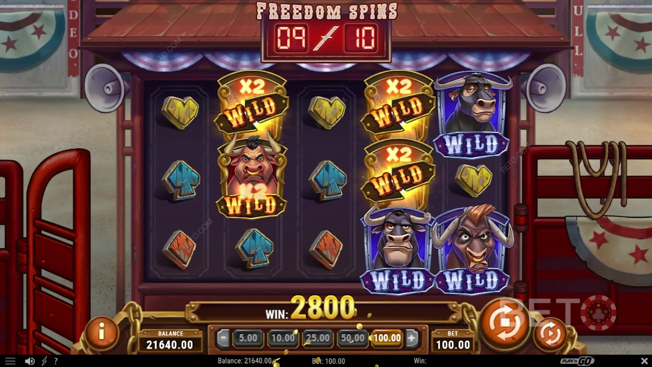 Ulasan Bull in a Rodeo oleh BETO Slots