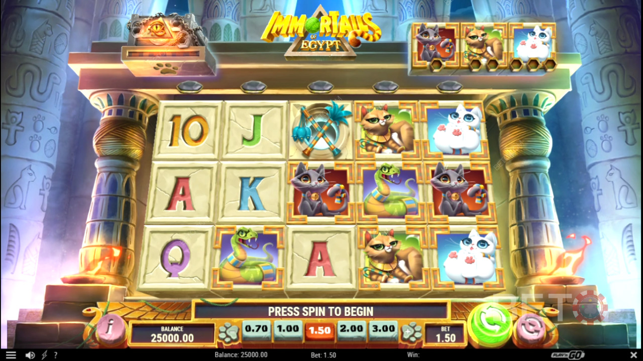 Ulasan Immortails of Egypt oleh BETO Slots