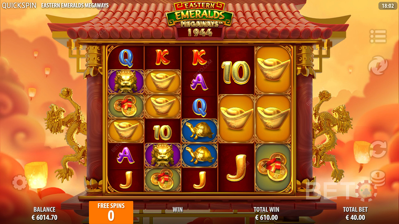 Eastern Emeralds Ulasan Megaways oleh BETO Slots