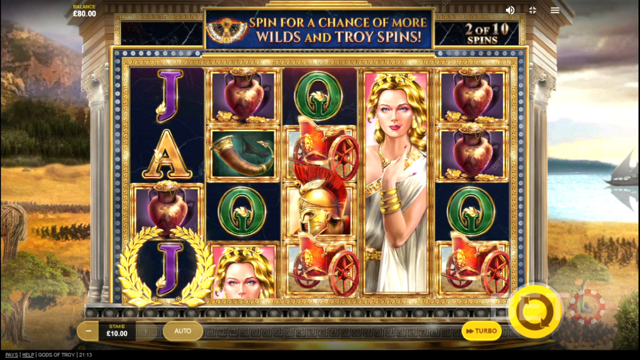 Ulasan Gods of Troy oleh BETO Slots