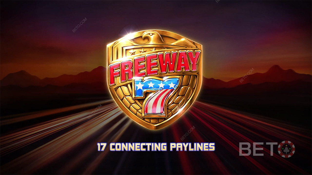 17 garis pembayaran akan membantu Anda menciptakan lebih banyak kemenangan di slot Freeway 7