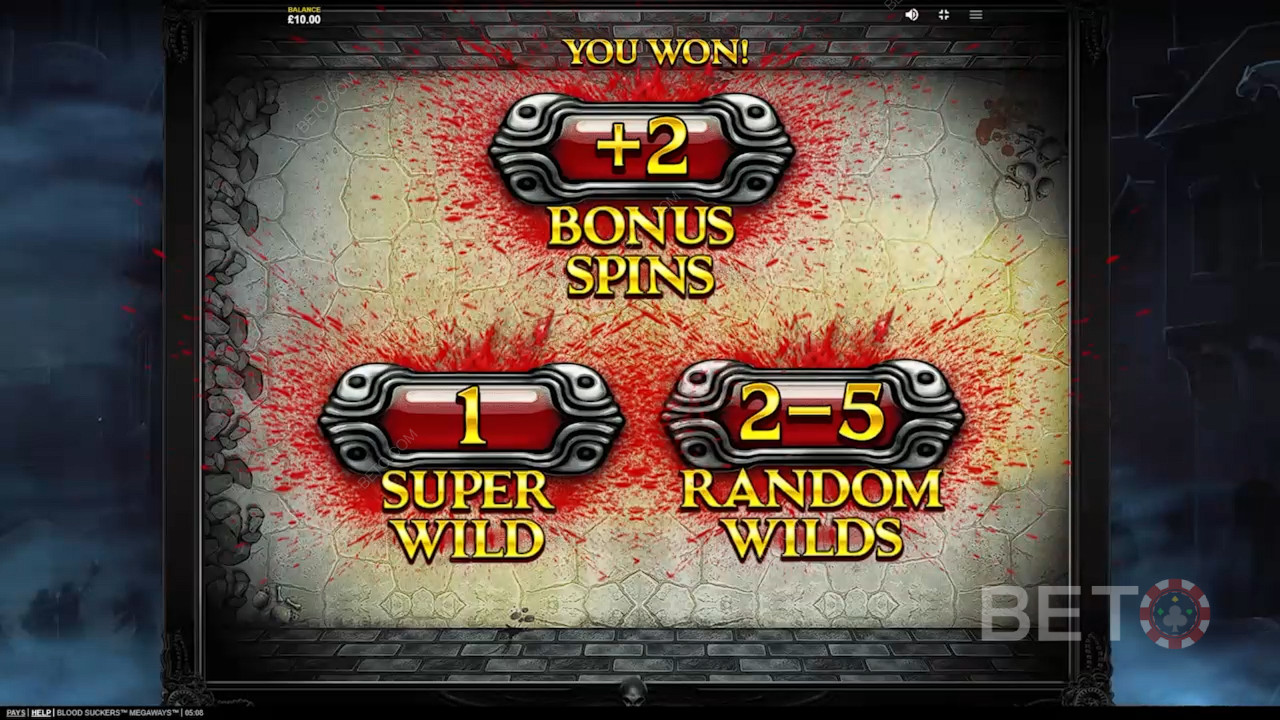 Menangkan 20,521x taruhan Anda di Mesin Slot Blood Suckers Megaways!