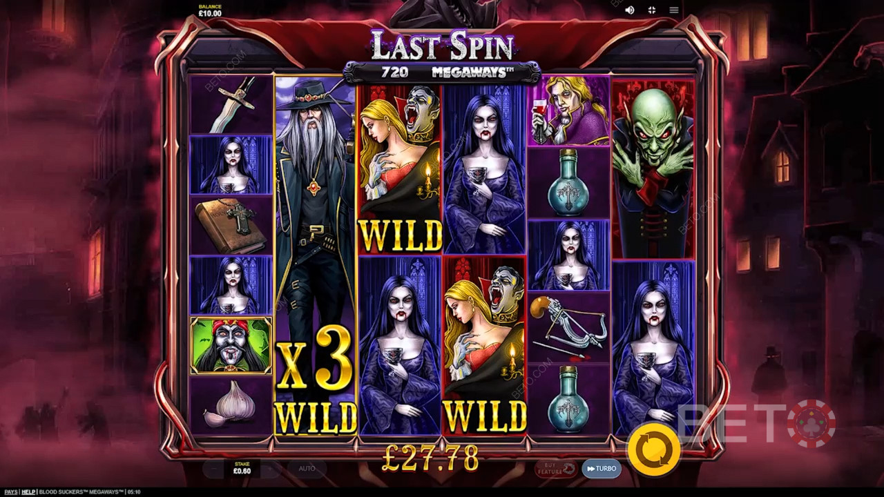 Ulasan Megaways Pengisap Darah oleh BETO Slots